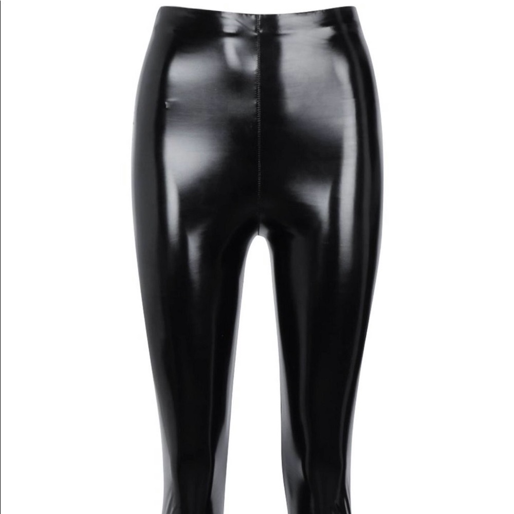 Vinyl leggings